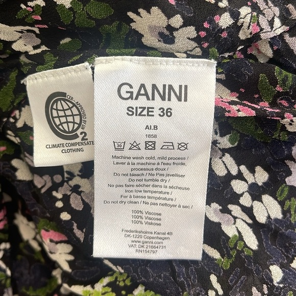 Ganni Blouse Size 36 - Picture 5 of 5